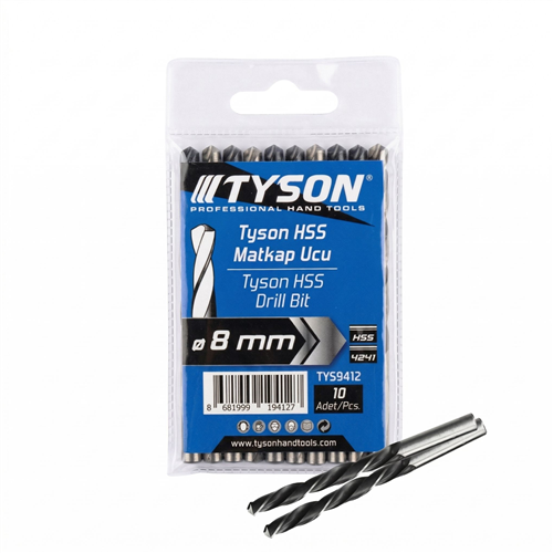 TYSON HSS MATKAP UCU 8 MM